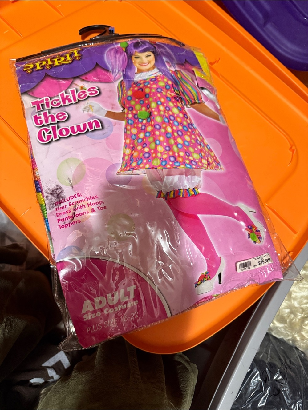 Spirit Pink Polka Dot Tickles the Clown Costume